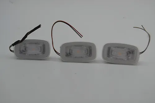 Kit 3 Luz Luminaria Cortesia Interna Gle 400 2022 Original Branco-neutro